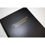 Bonded Leather Menu Cover