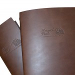 Saddle Hide Menu Cover 