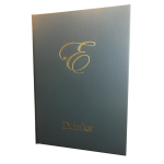 Bonded Leather Menu Cover